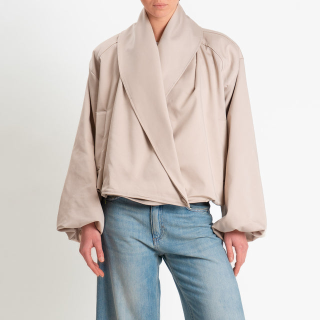 Haveone-Bomber con chiusura asimmetrica - sabbia