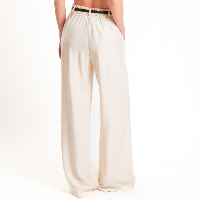 Haveone-Completo gilet + pantalone - burro