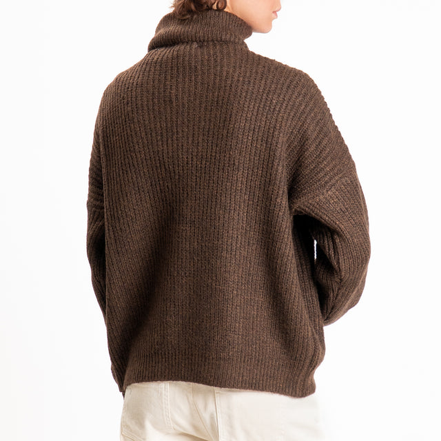 Haveone-Maglia jumper misto lana - moro