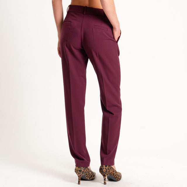 Haveone-Pantalone slim fit - amarone