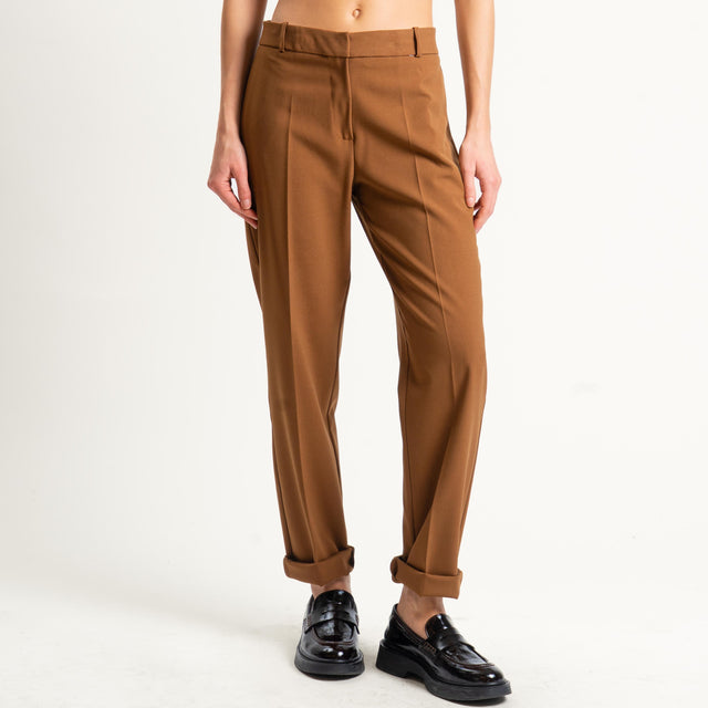 Haveone-Pantalone slim fit - cuoio
