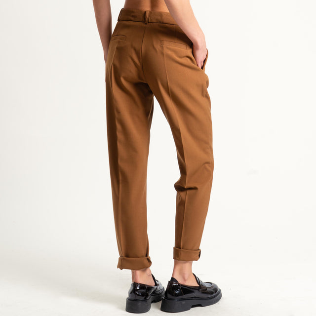 Haveone-Pantalone slim fit - cuoio