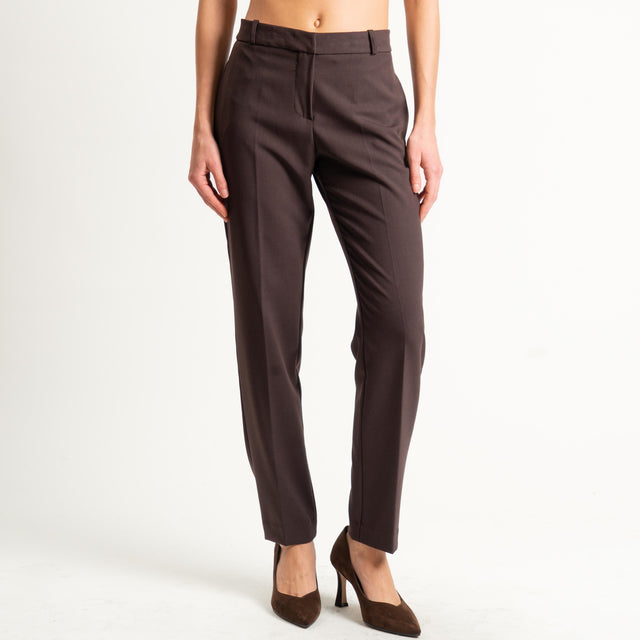 Haveone-Pantalone slim fit - moro