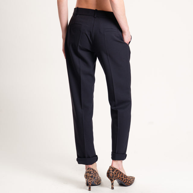 Haveone-Pantalone slim fit - nero