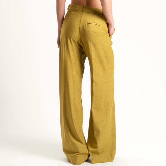 Haveone-Pantalone palazzo ciniglia - olio