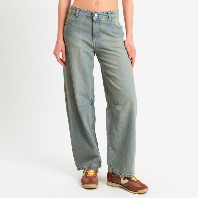 Haveone-Jeans JUDO barrel lavaggio al tè - denim