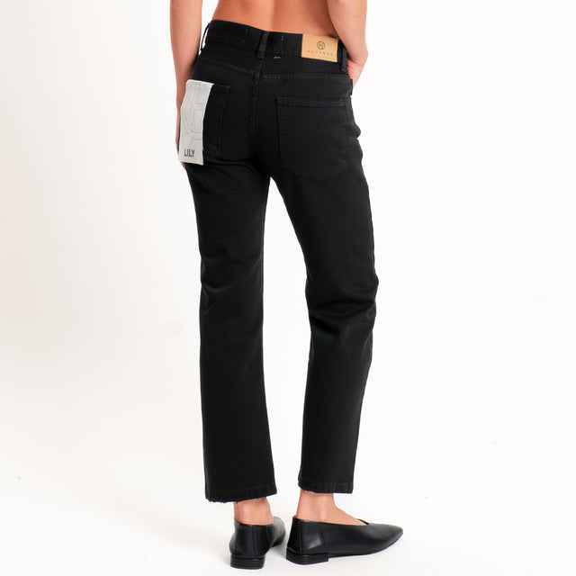 Haveone-Pantalone LILY straight fit - nero