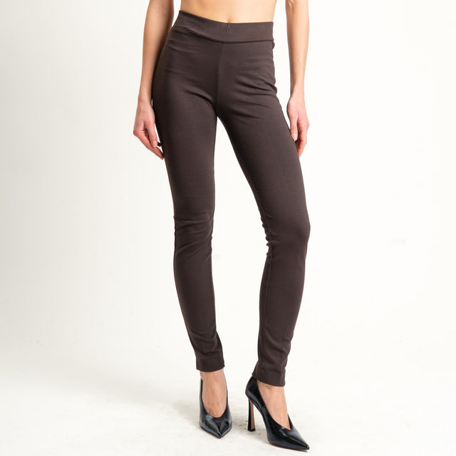 Haveone-Leggings punto milano - moro