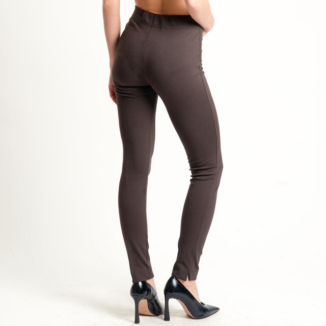 Haveone-Leggings punto milano - moro