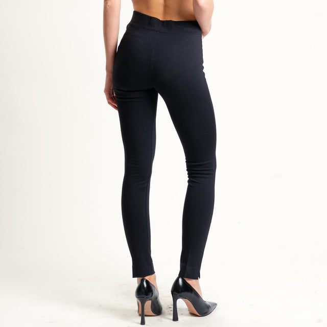 Haveone-Leggings punto milano - nero
