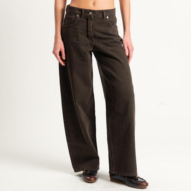 Haveone-Jeans BELLA wide leg - moro