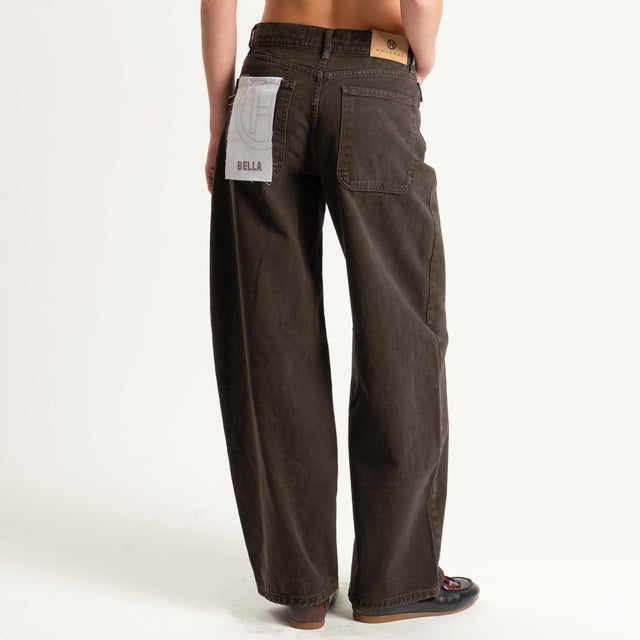Haveone-Jeans BELLA wide leg - moro