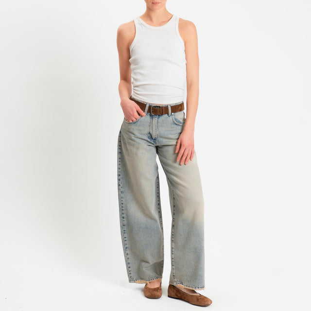 Haveone-Jeans BELLA wide leg - denim blu