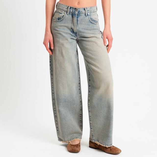 Haveone-Jeans BELLA wide leg - denim blu