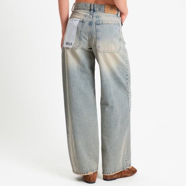 Haveone-Jeans BELLA wide leg - denim blu