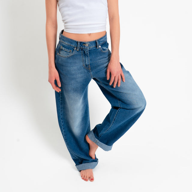 Haveone-Jeans STELLA barrel fit - denim blu