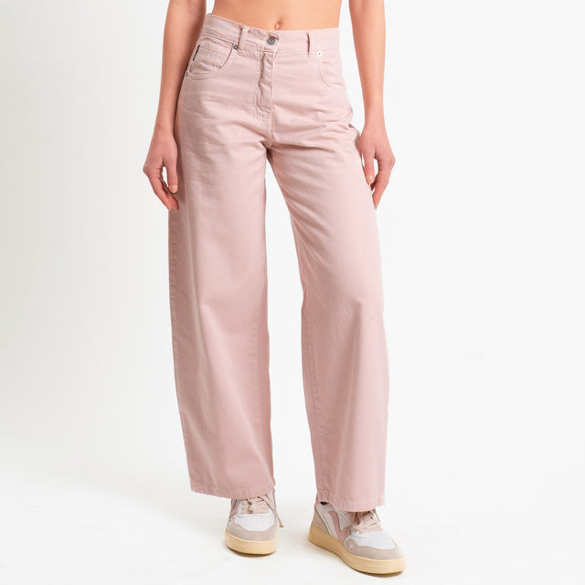 Haveone-Jeans BELLA wide leg fit - rosa