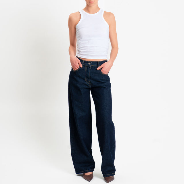 Haveone-Jeans BELLA wide leg fit - denim blu
