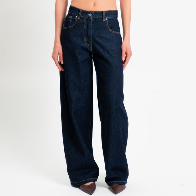 Haveone-Jeans BELLA wide leg fit - denim blu