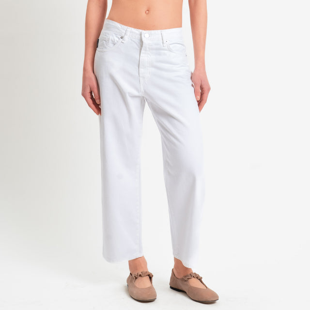 Haveone-Jeans OSAKA cinque tasche - Bianco