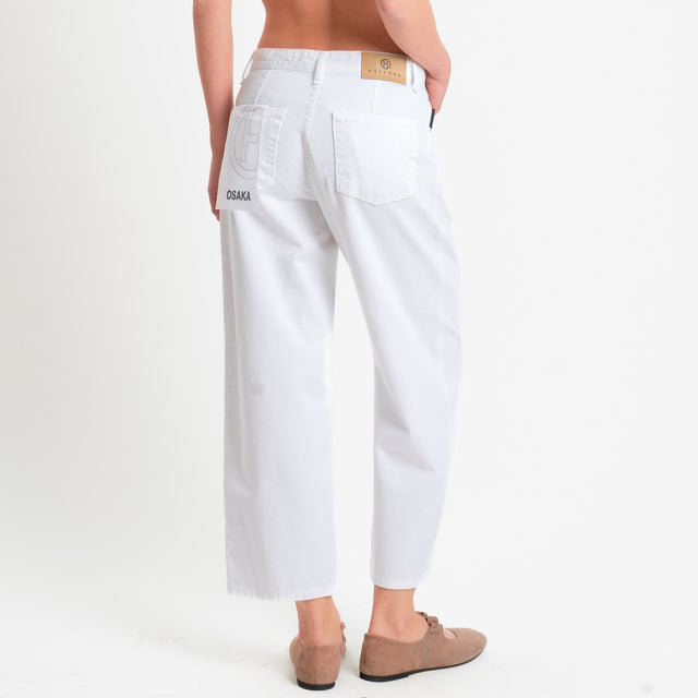Haveone-Jeans OSAKA cinque tasche - Bianco