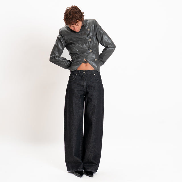 Haveone-Jeans BELLA wide leg fit - denim nero