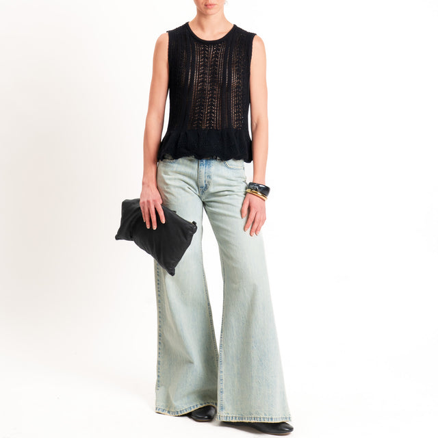 Haveone-Top crochet - nero
