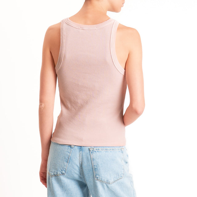 Haveone-Top a costine - cipria