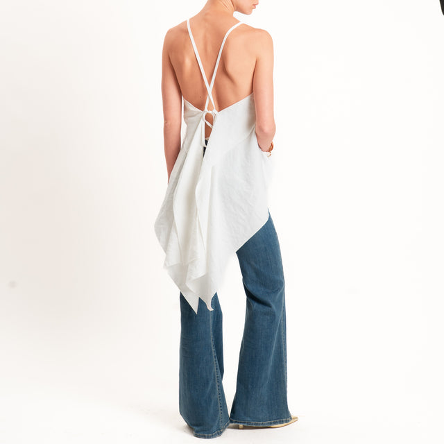 Haveone-Top tessuto modal - bianco