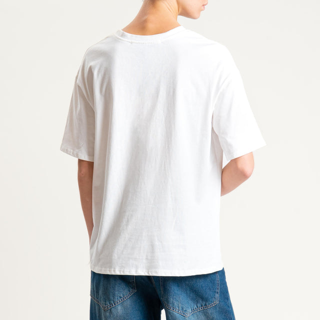 Haveone-T-shirt tiger "NO REGRET" - burro