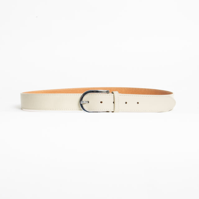 W by Whitemood-Cintura genuine leather - burro