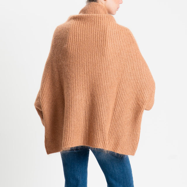 Kontatto-Maglia mohair coste inglese - biscotto