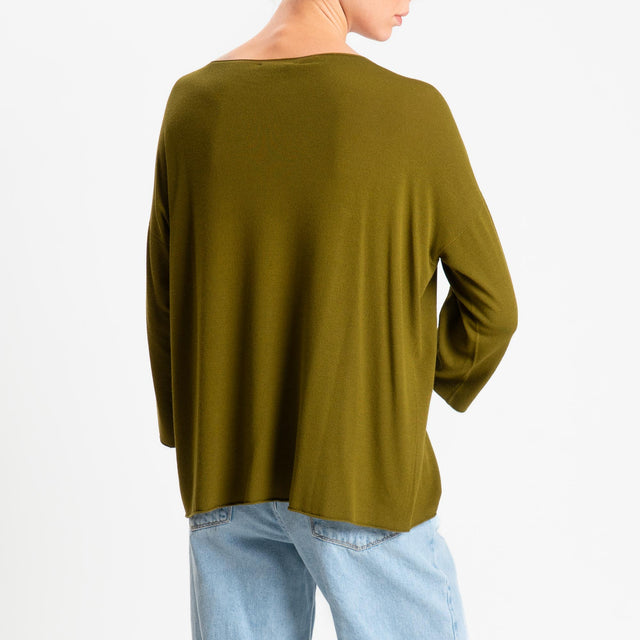 Kontatto- Maglia scatola manica 3/4 - olio