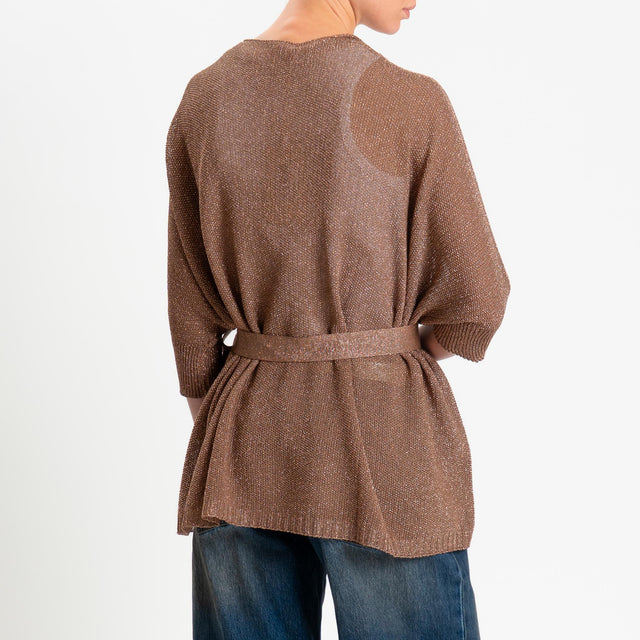 Kontatto- Kimono corto in lurex - mou