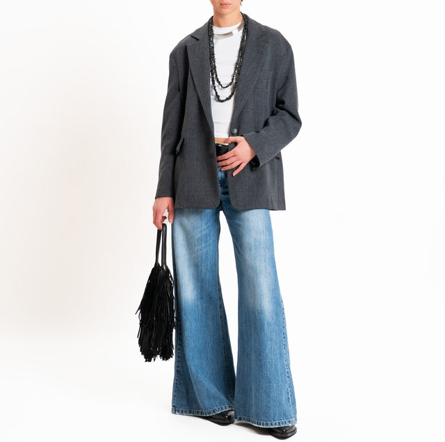 Kontatto-Giacca oversize - antracite