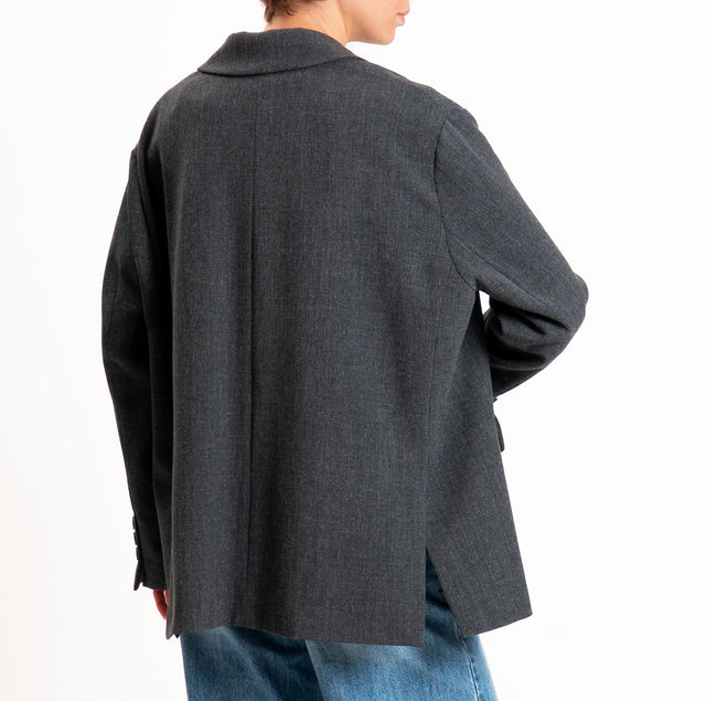 Kontatto-Giacca oversize - antracite