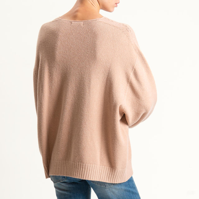 Kontatto-Maglia scatola scollo v (QS) - brick