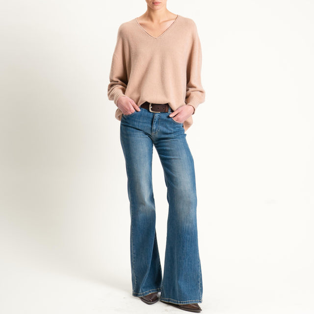 Kontatto-Maglia scatola scollo v (QS) - brick