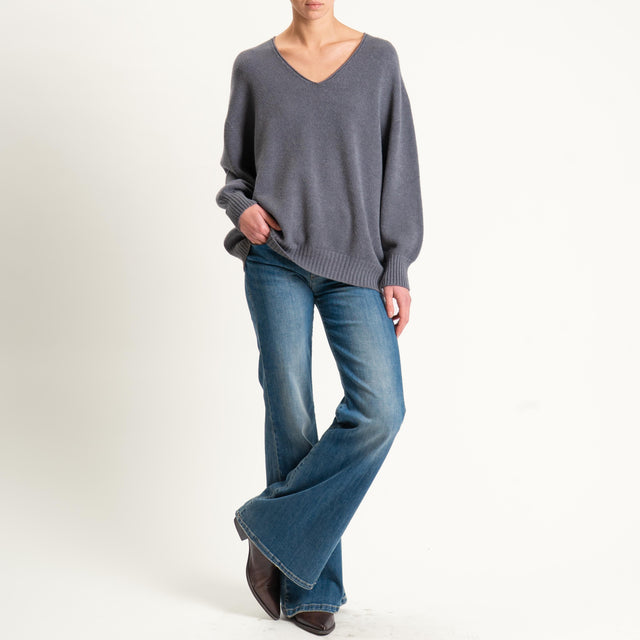 Kontatto-Maglia scatola scollo v (QS) - lavagna