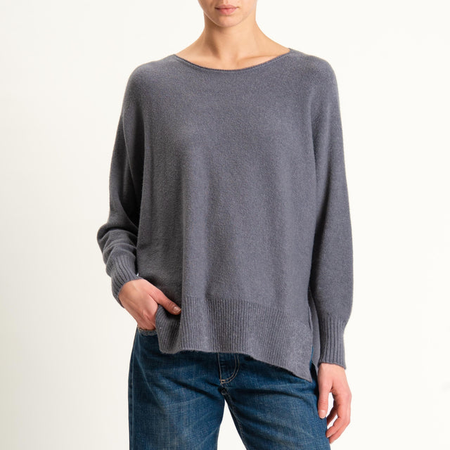 Kontatto-Maglia a scatola girocollo (QS) - lavagna