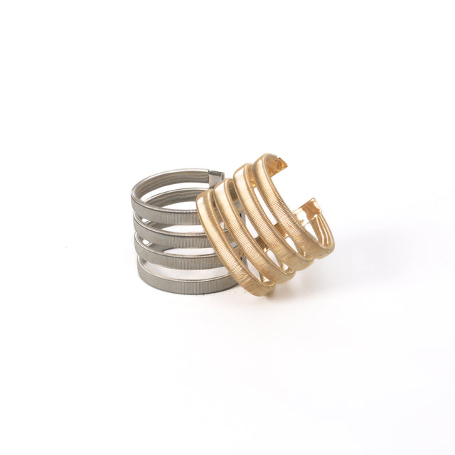W by whitemood-Bracciale rigido a fasce - silver