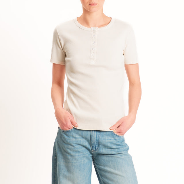 Motel-Chester costine con bottoni - burro