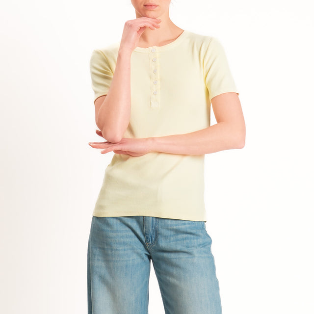 Motel-Chester costine con bottoni - giallo