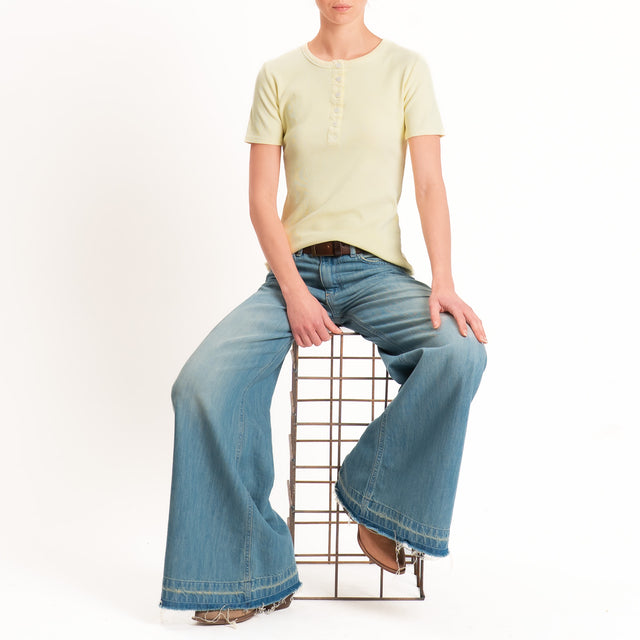 Motel-Chester costine con bottoni - giallo