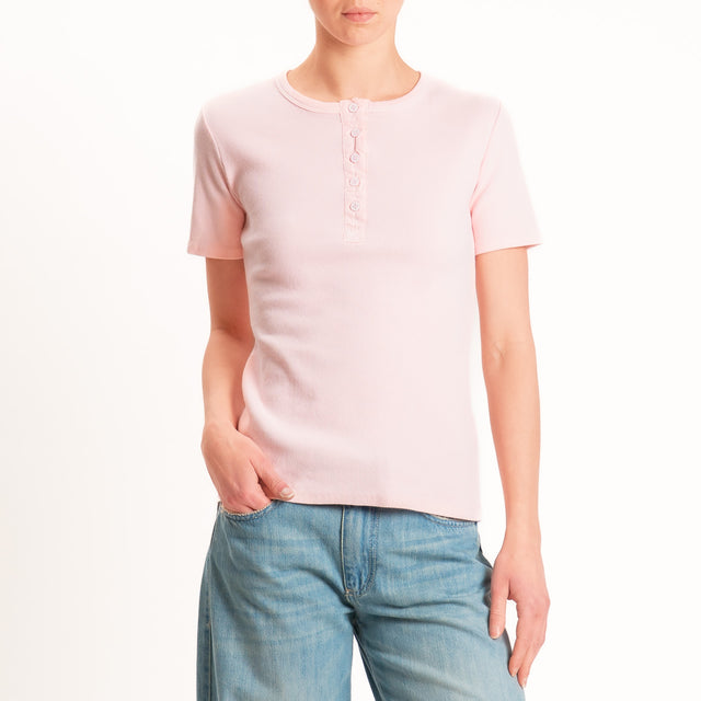 Motel-Chester costine con bottoni - pink