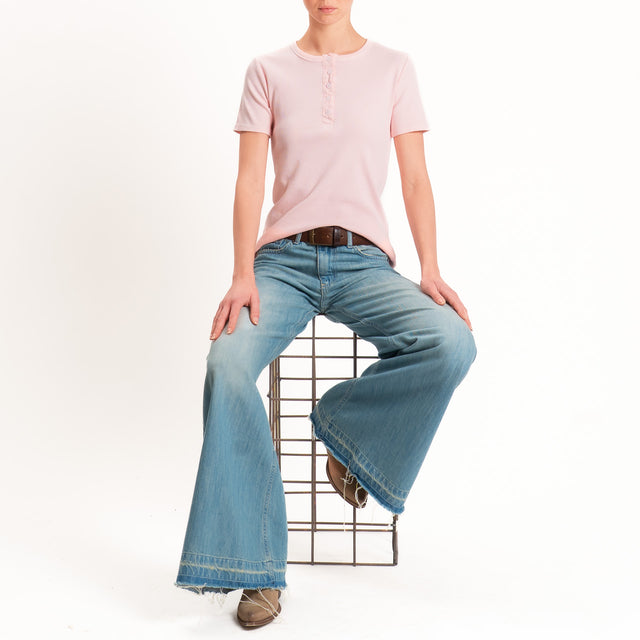 Motel-Chester costine con bottoni - pink