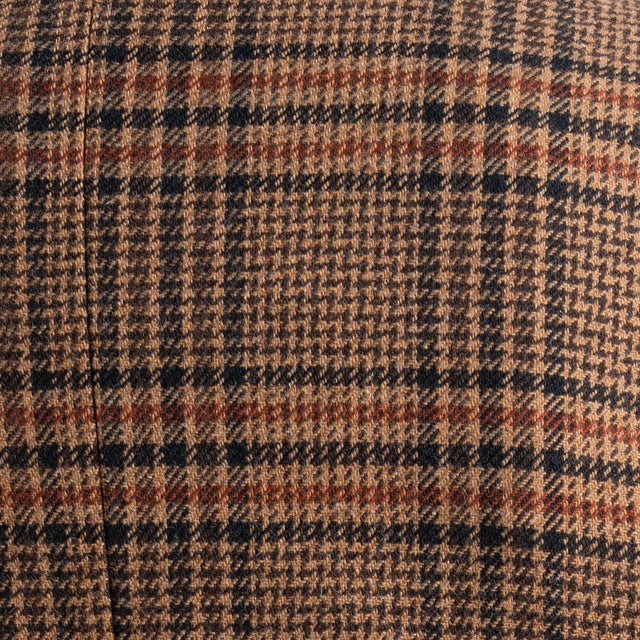 Motel-Giacca principe di galles misto lana - camel/nero/coccio