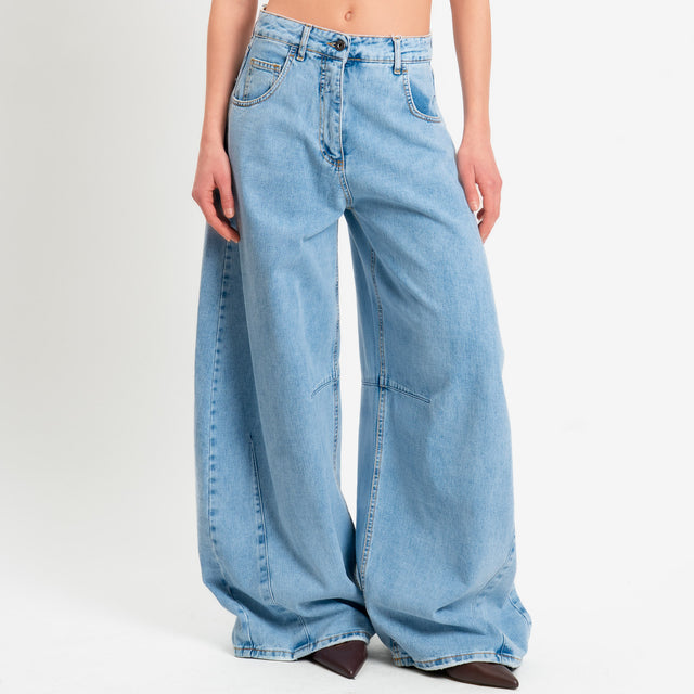 Motel-Jeans barrel relaxed fit - denim chiaro