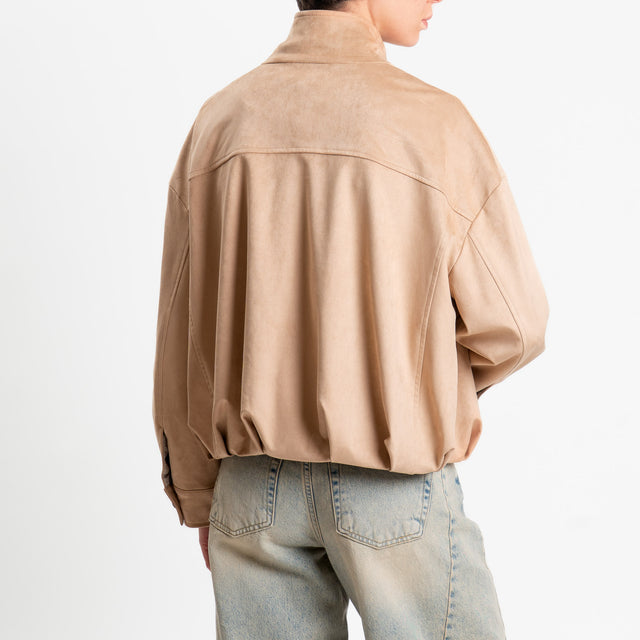 Motel-Bomber effetto suede - sabbia