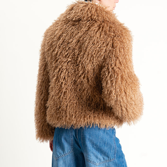 Motel-Giacca eco mongolia - miele